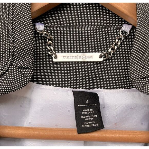 White House Black Market WHBM Cropped Blazer, Size 4 - Picture 4 of 12